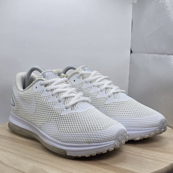 Men's Nike Size 8.5 Zoom All Out Low 2 AJ0035-100 White Road Running Shoes - Picture 5 of 10